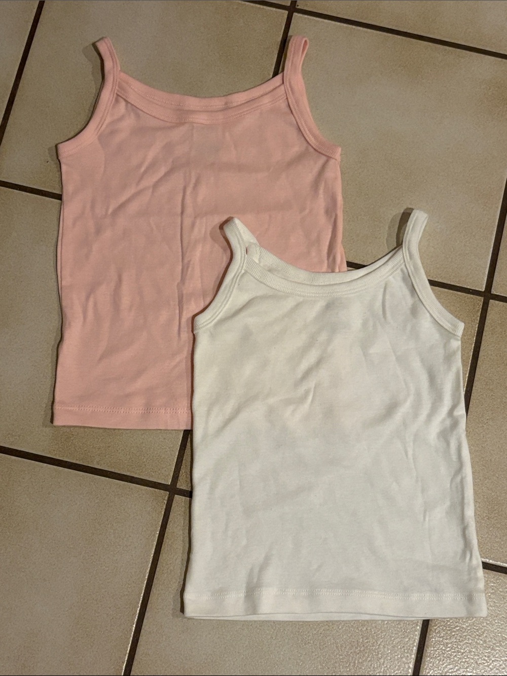 Lot of 2 Gap Kids Organically Grown Cotton Camisole Tank Tops